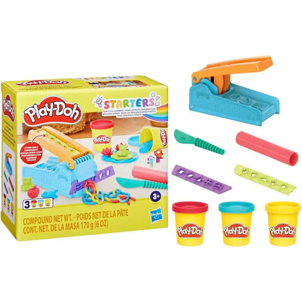 Play-Doh: Fun Factory стартов комплект с 3 кутии пластилин 170g изображение 2