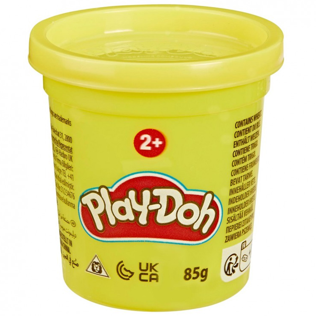 Play-Doh: Жълта глина в туба 85гр - Hasbro изображение 1