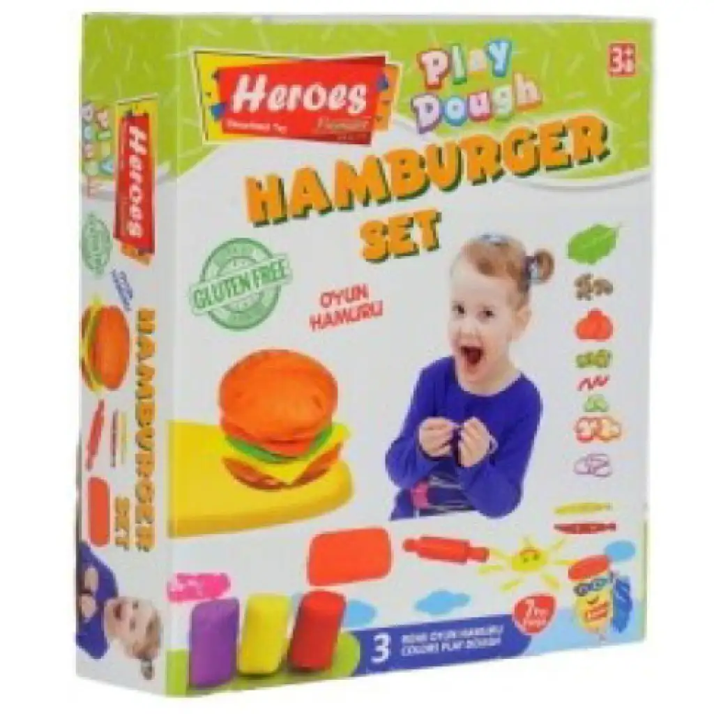 Play-Dough: Герои Хамбургер глина комплект 7бр. изображение 1