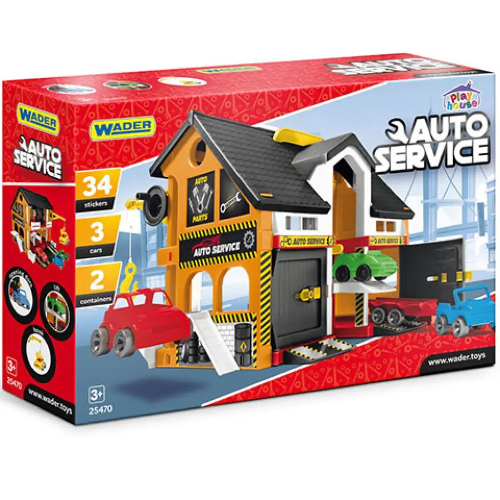 Play House Автомобилен сервизен комплект - Wader изображение 1