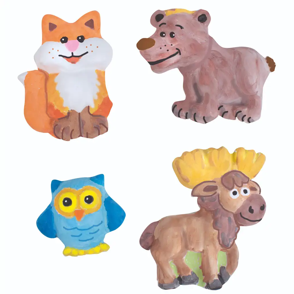 PlayBox: Форма за гипсови отливки с животни 17x17cm изображение 2