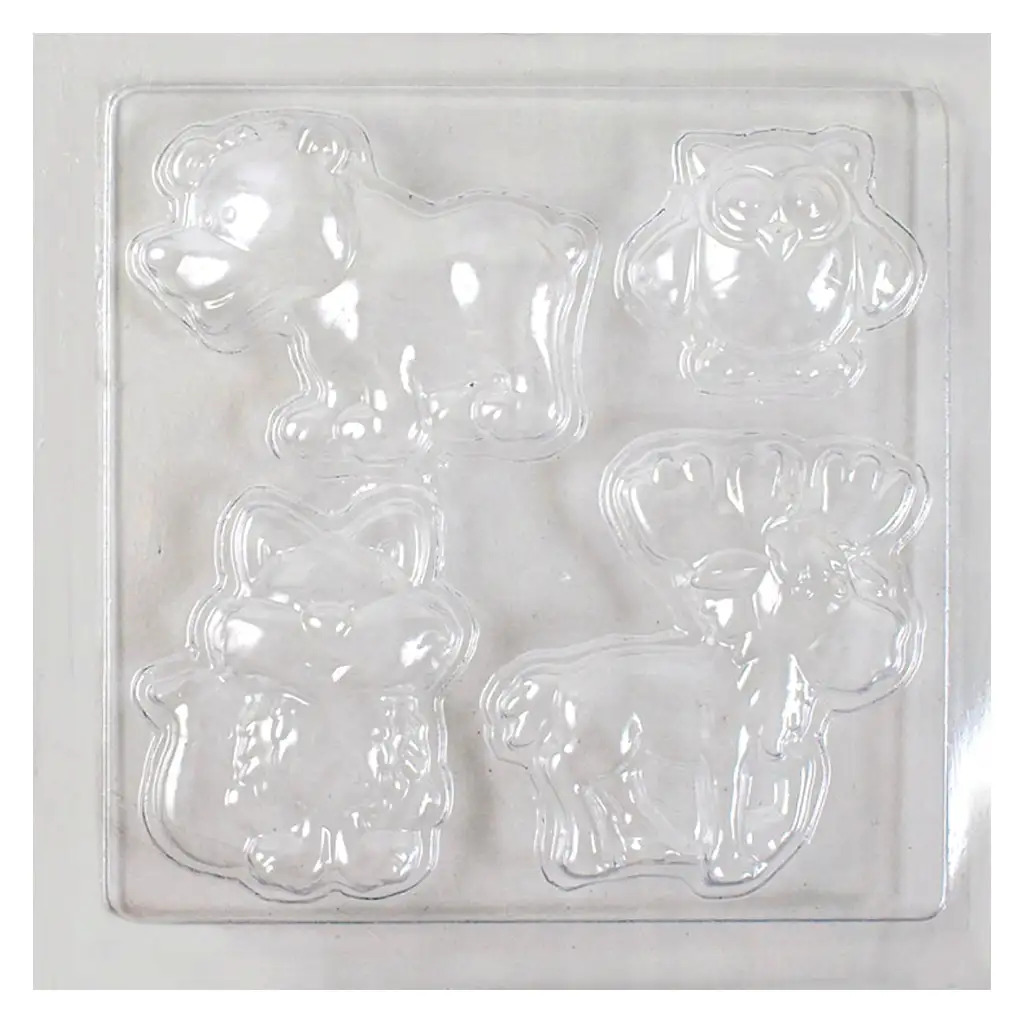 PlayBox: Форма за гипсови отливки с животни 17x17cm изображение 1