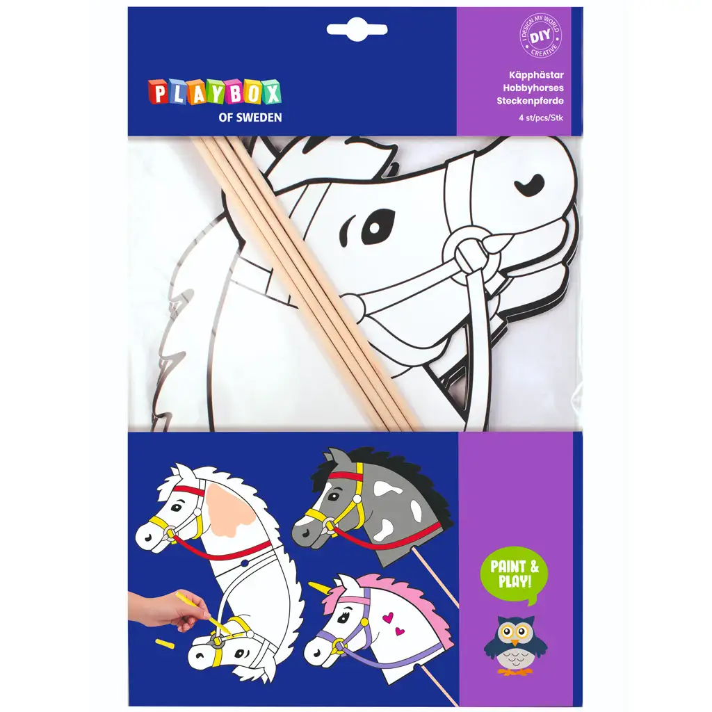 PlayBox: Комплект за изработка на хоби кон или сламена фигура изображение 1