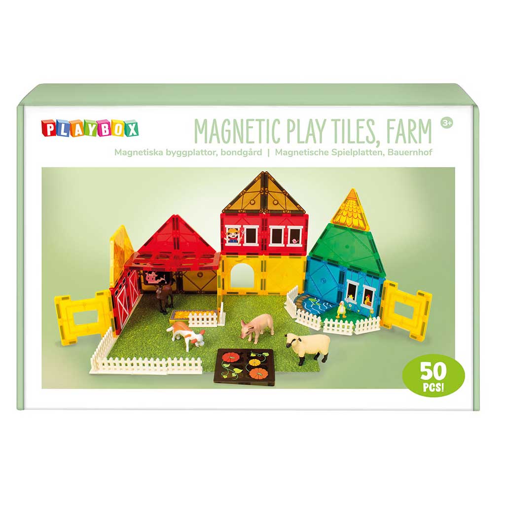 PlayBox: Магнитна строителна игра - Ферма изображение 1
