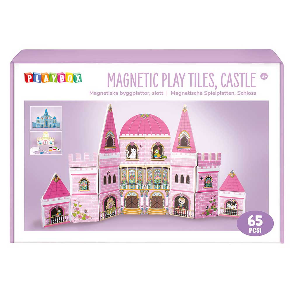 PlayBox: Магнитна строителна игра - Замък изображение 1