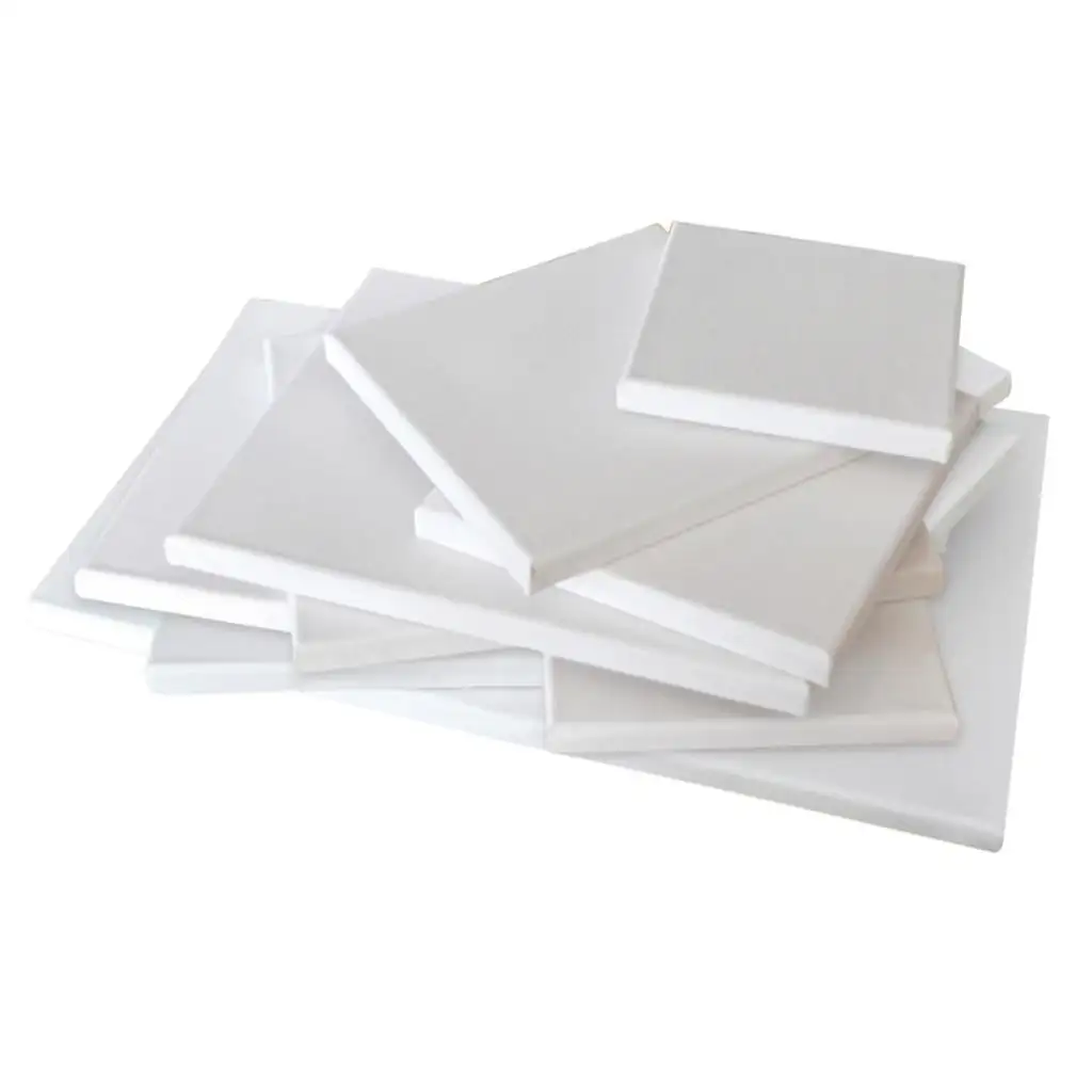PlayBox: Опънато бяло платно за рисуване 15x15cm изображение 2
