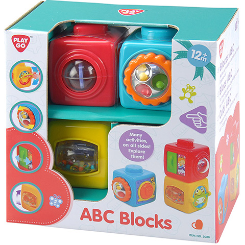 Playgo: ABC активни кубчета изображение 1