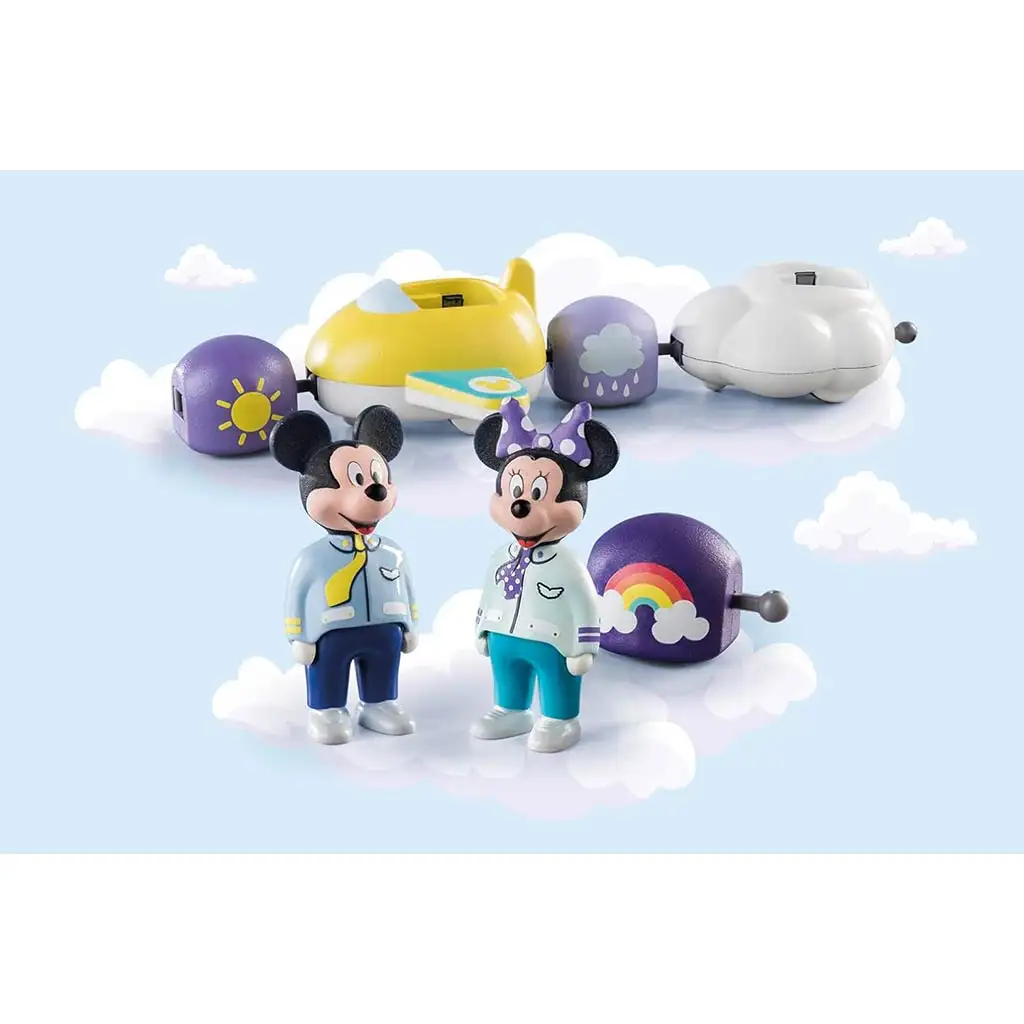 Playmobil 1.2.3 & Disney: Мики и Мини Маус с облачен самолет (71320) изображение 2