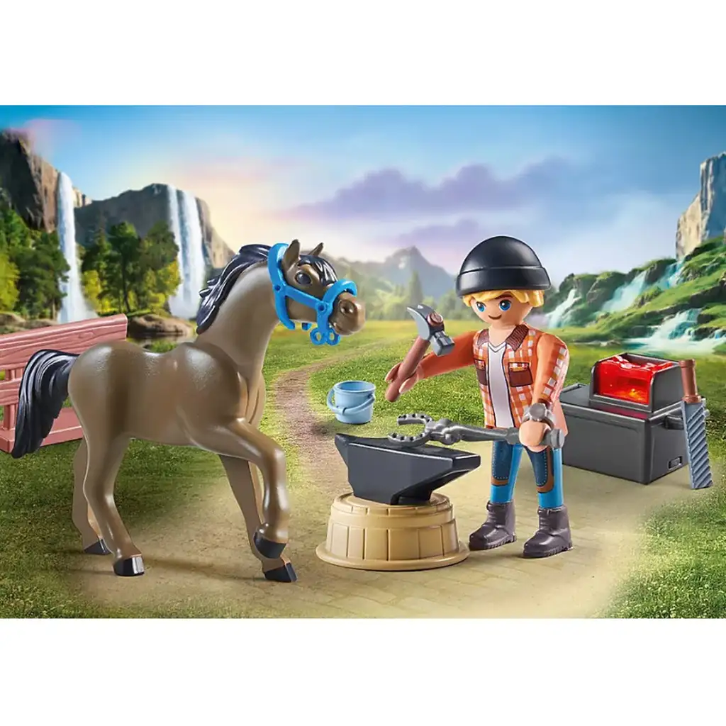 Playmobil: Ковач Бен и Ахилес (71357) изображение 3