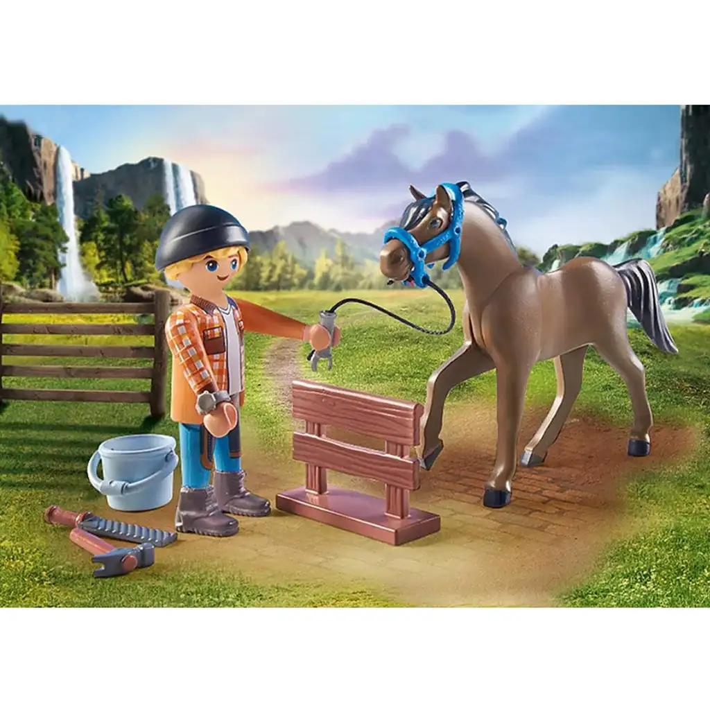 Playmobil: Ковач Бен и Ахилес (71357) изображение 4