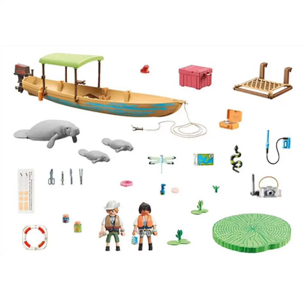 Playmobil: Пътуване с лодка до манатите (71010) изображение 2
