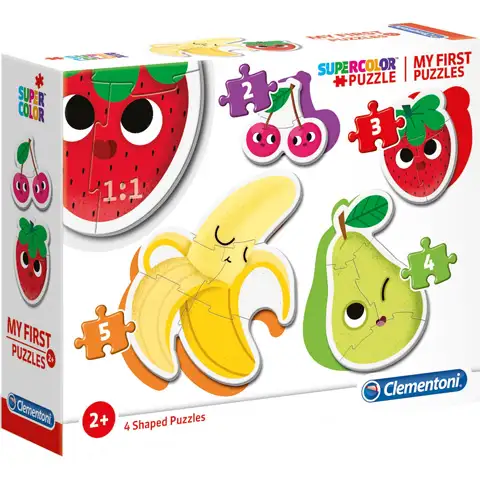 Плодове 4 в 1 Supercolor формапъзел - Clementoni изображение 1