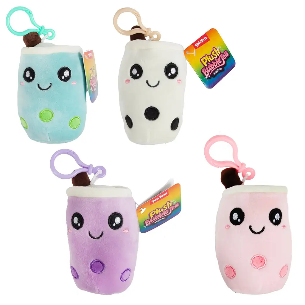 Плюшен ключодържател Bubble Tea в различни варианти 1бр изображение 2