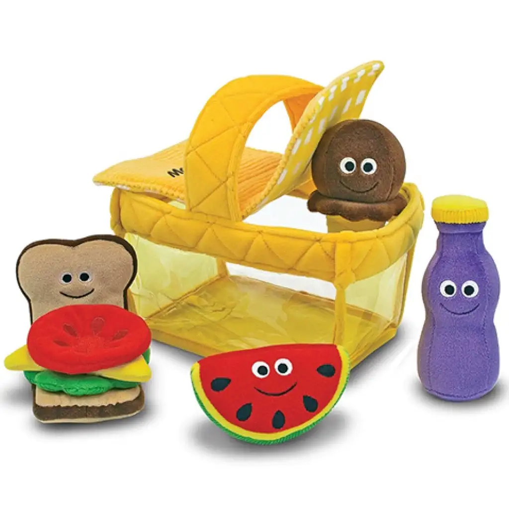 Плюшена пикник кошница 9бр. комплект - Melissa & Doug изображение 2