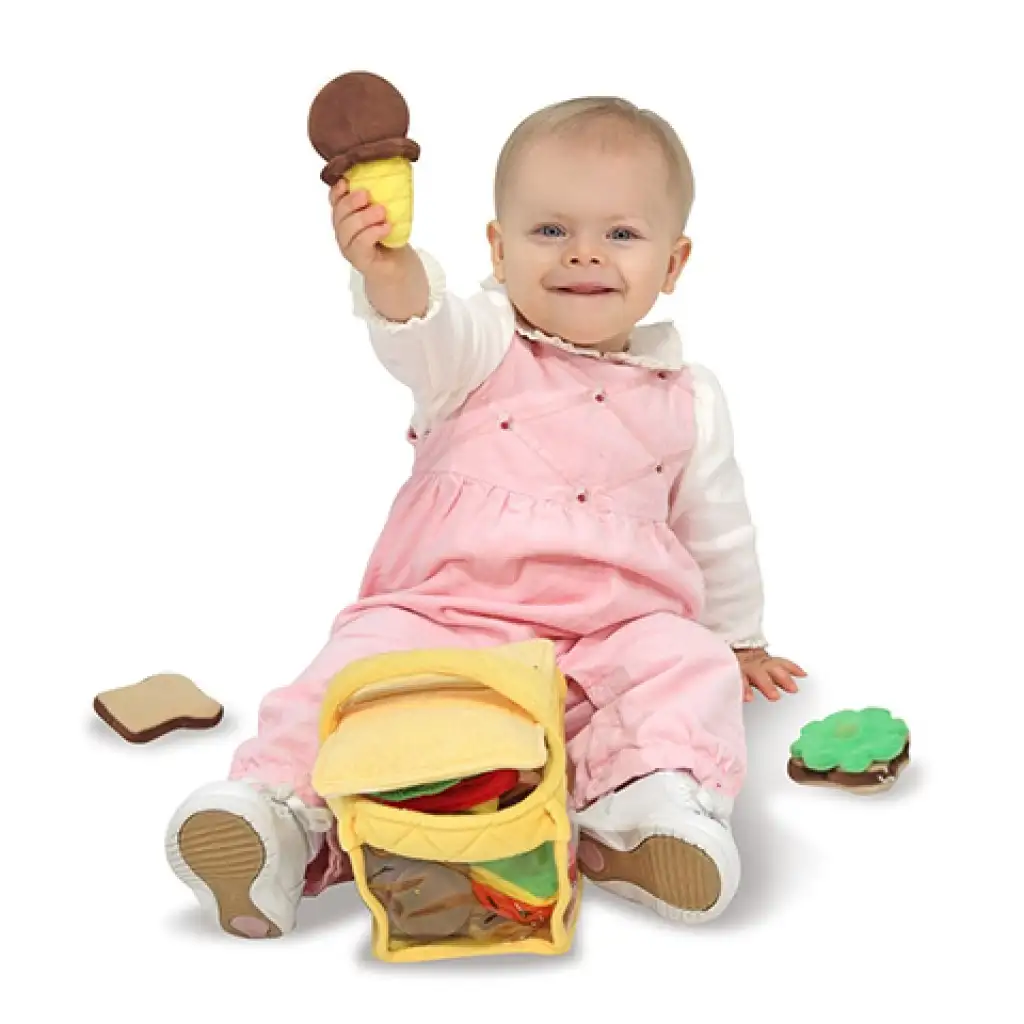 Плюшена пикник кошница 9бр. комплект - Melissa & Doug изображение 3