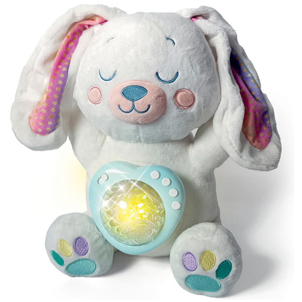 Плюшено зайче с проектор на северното сияние - Clementoni baby изображение 2