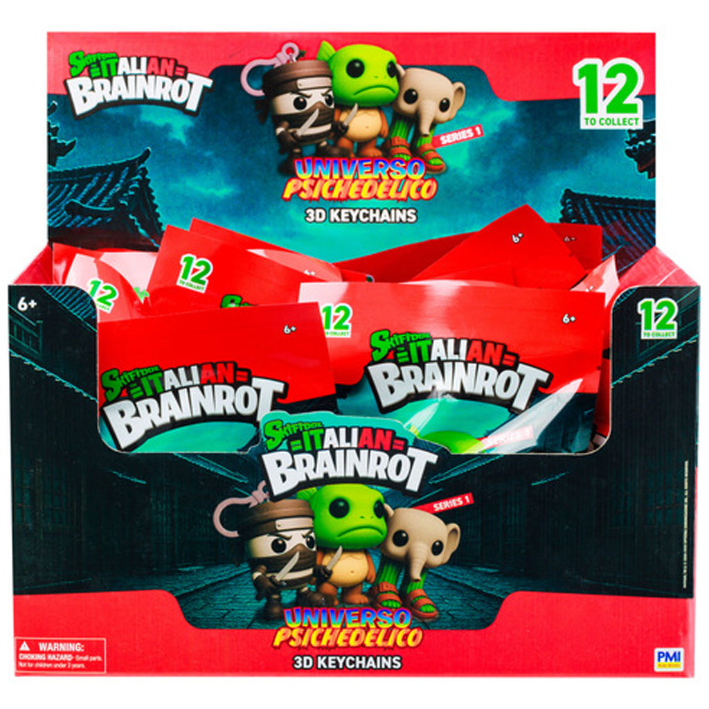 PMI: Brainrot изненада 3D ключодържател фигура 1бр изображение 1