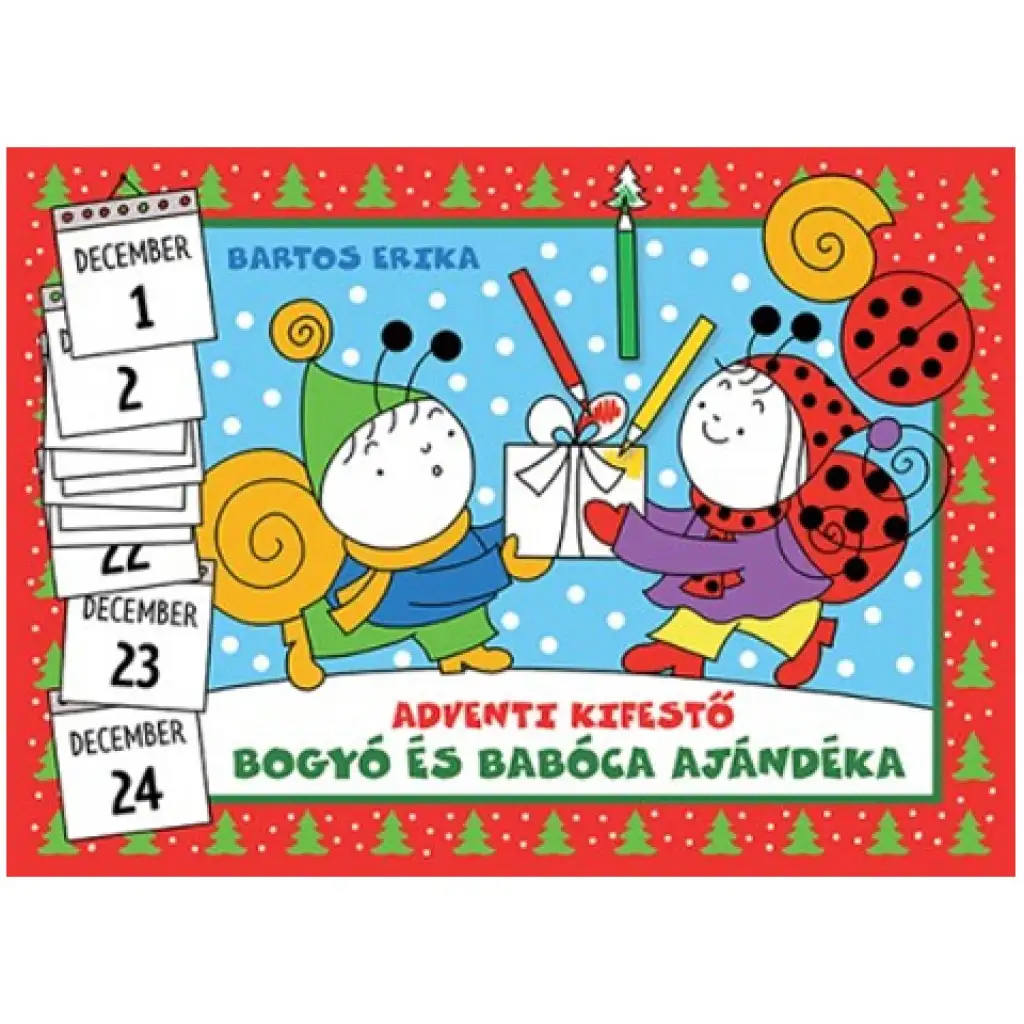 Подаръкът на Богио и Бабока - Адвентна оцветяваща книжка изображение 1