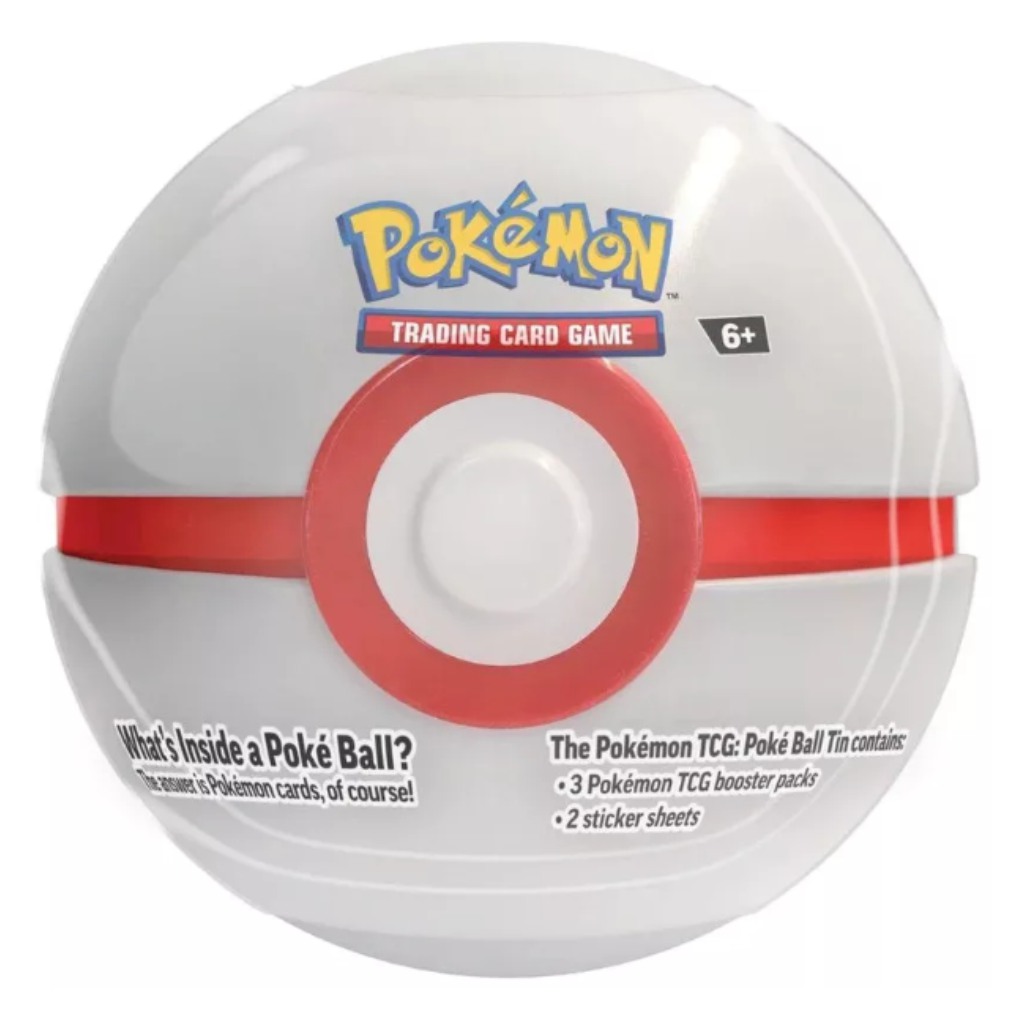 Pokémon TCG 2024 Poké Ball Tin – Метална кутия с форма на Покебол с 3 бустера в различни варианти изображение 3