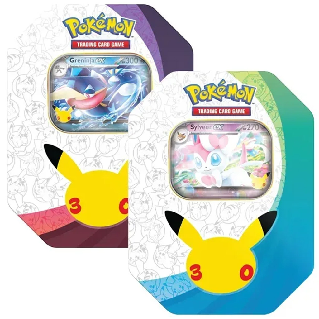 Pokémon TCG: 30-та годишнина ex метална кутия – Greninja ex промо карта изображение 2