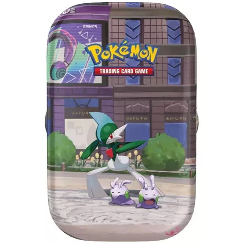 Pokémon TCG: Lumiose City Mini Tin колекционерска картова опаковка в метален контейнер в различни варианти 1бр изображение 2