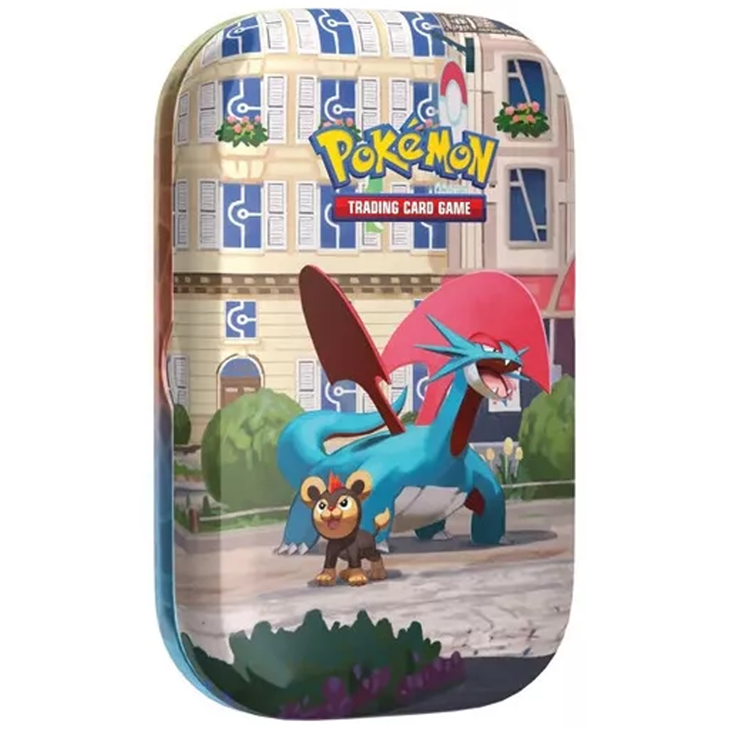 Pokémon TCG: Lumiose City Mini Tin колекционерска картова опаковка в метален контейнер в различни варианти 1бр изображение 5