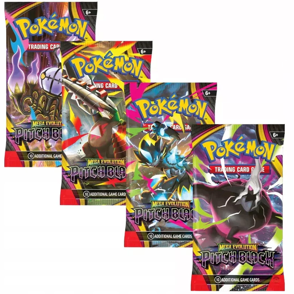 Pokémon TCG: Mega Evolution Pitch Black бустер пакет с карти 1бр изображение 1