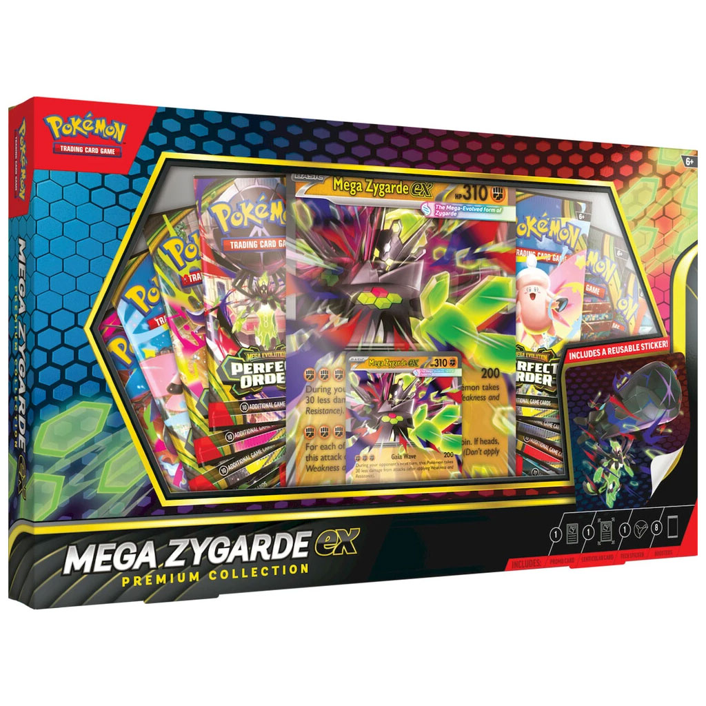 Pokémon TCG: Mega Zygarde ex Premium Collection пакет с карти изображение 1