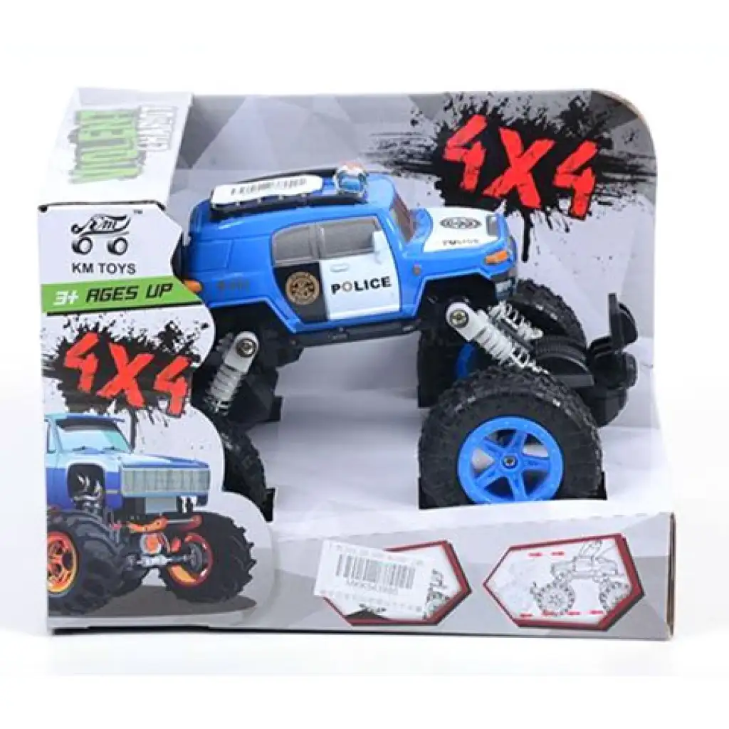 Полицейски джип с пружини 4x4 изображение 1