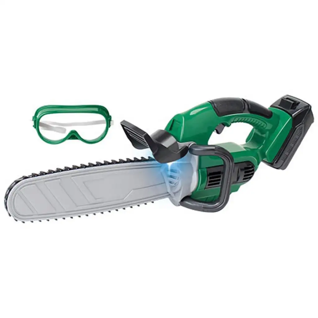 PowerTool електрическа верижна резачка с предпазни очила за деца изображение 2