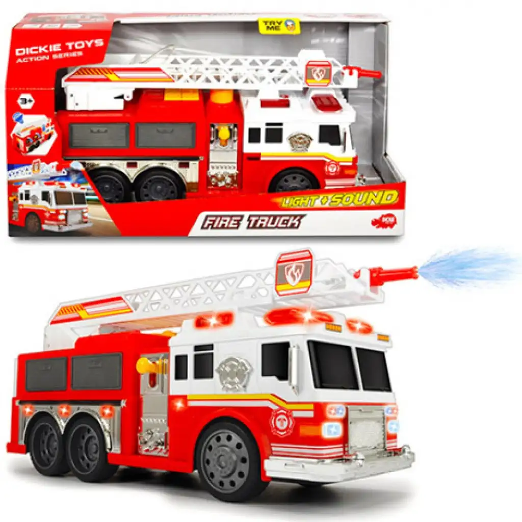 Пожарна кола 36см с светлина и звук - Dickie Toys изображение 1