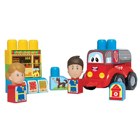 Пожарникар развиваща се, строителна играчка изображение 2