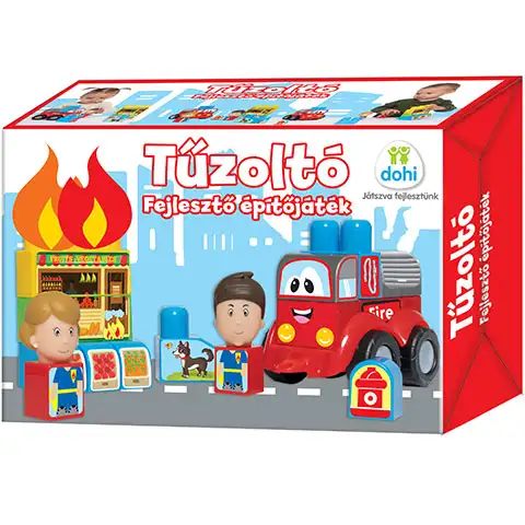 Пожарникар развиваща се, строителна играчка изображение 1