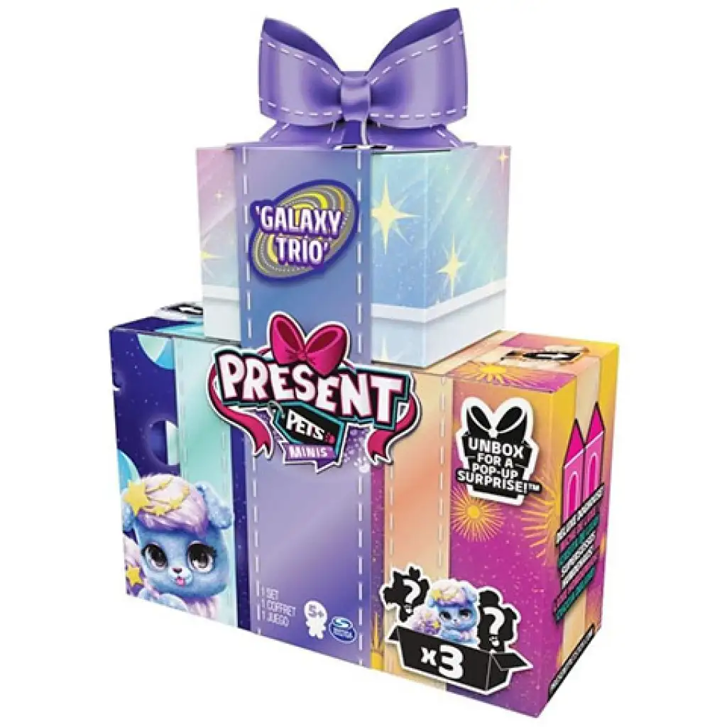 Present Pets Mini Galaxy Trio фигурки 3-ка пакет - Spin Master изображение 1