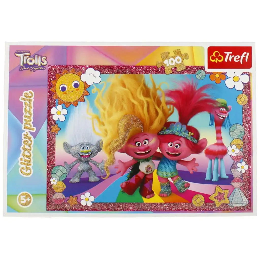 Приятелски Тролове 60бр. пъзел - Trefl изображение 1
