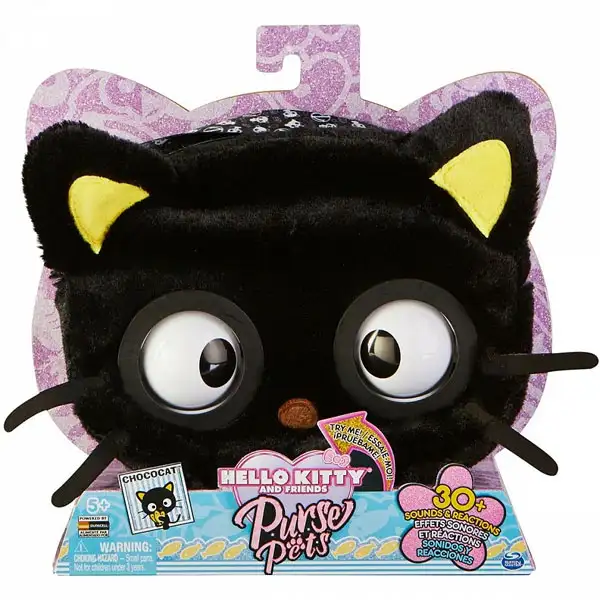 Purse Pets: Hello Kitty Chococat интерактивна чанта - Spin Master изображение 1
