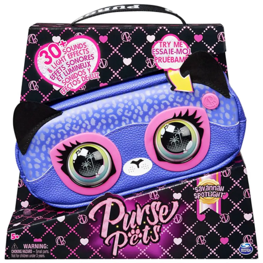Purse Pets: Савана Гепард интерактивна чанта - Spin Master изображение 1