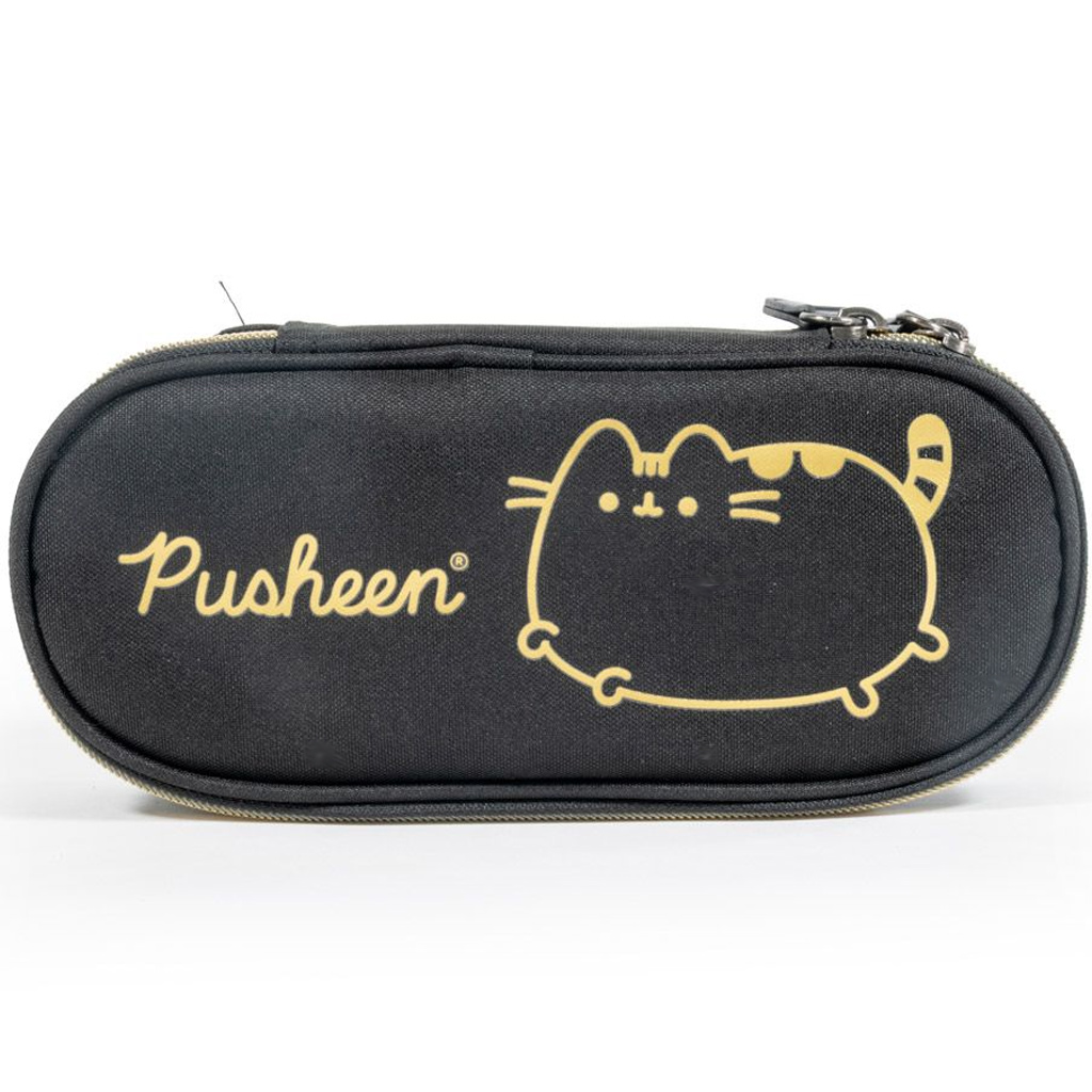 Pusheen златен овален несесер 20,5x9,5x5cm изображение 2