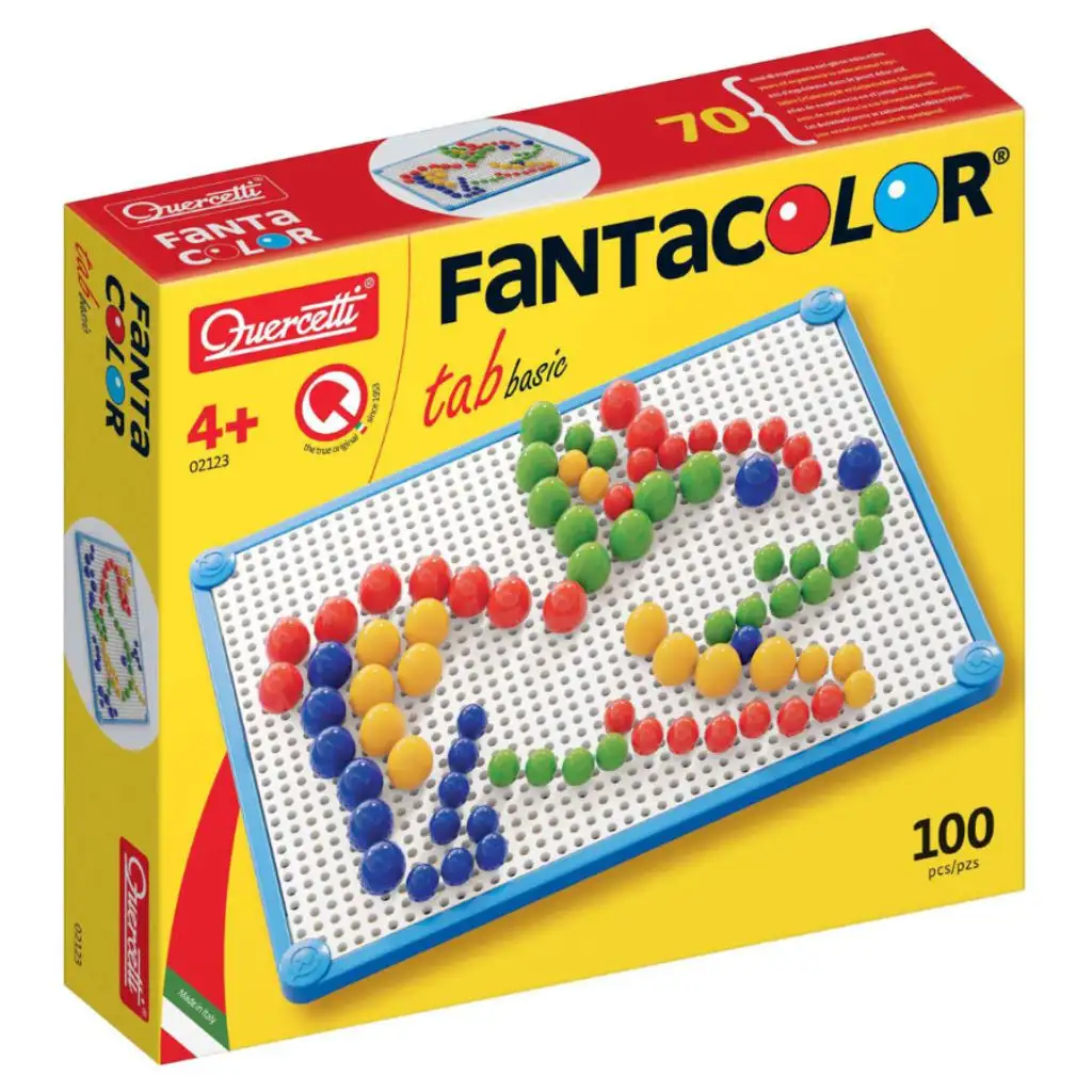 Quercetti: Fanta Color 60бр. основен комплект с точки изображение 3