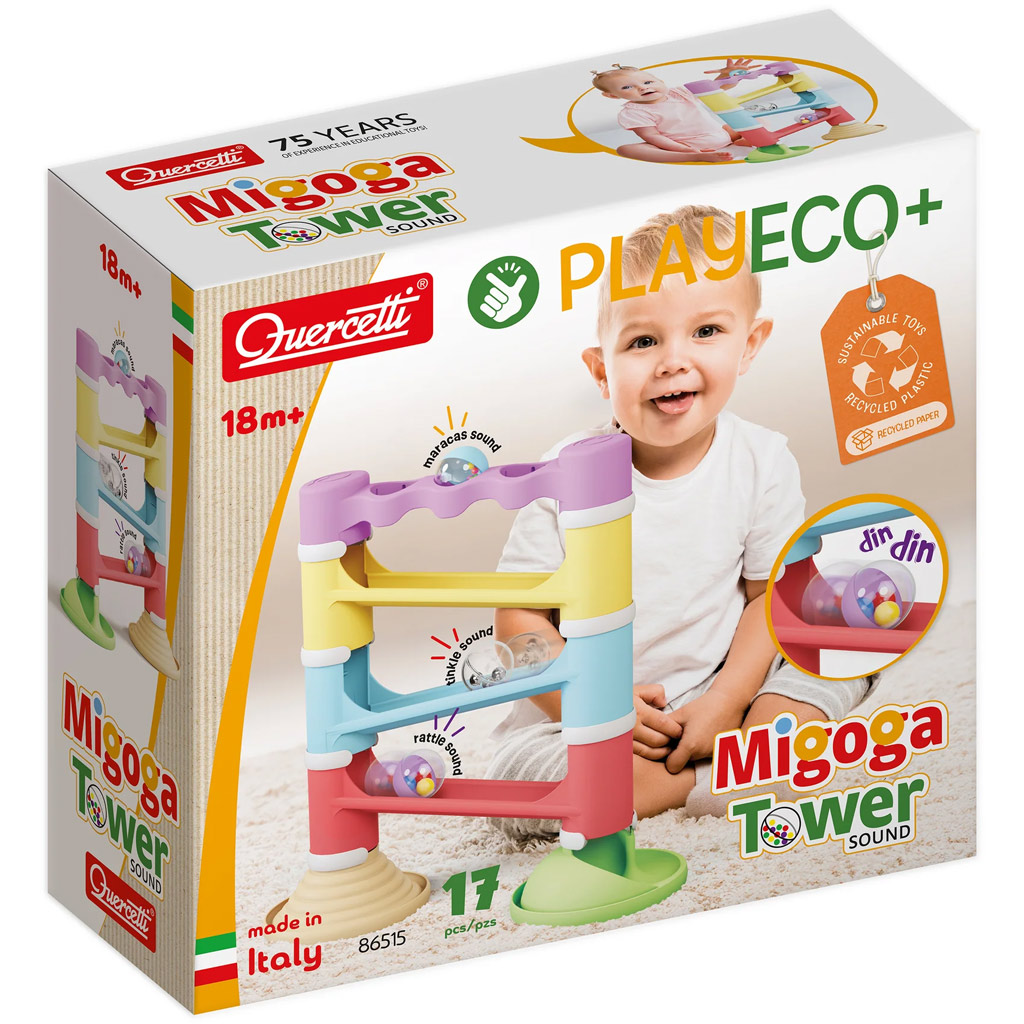 Quercetti: Migoga Tower Eco 17 бр. топчета за игра изображение 1