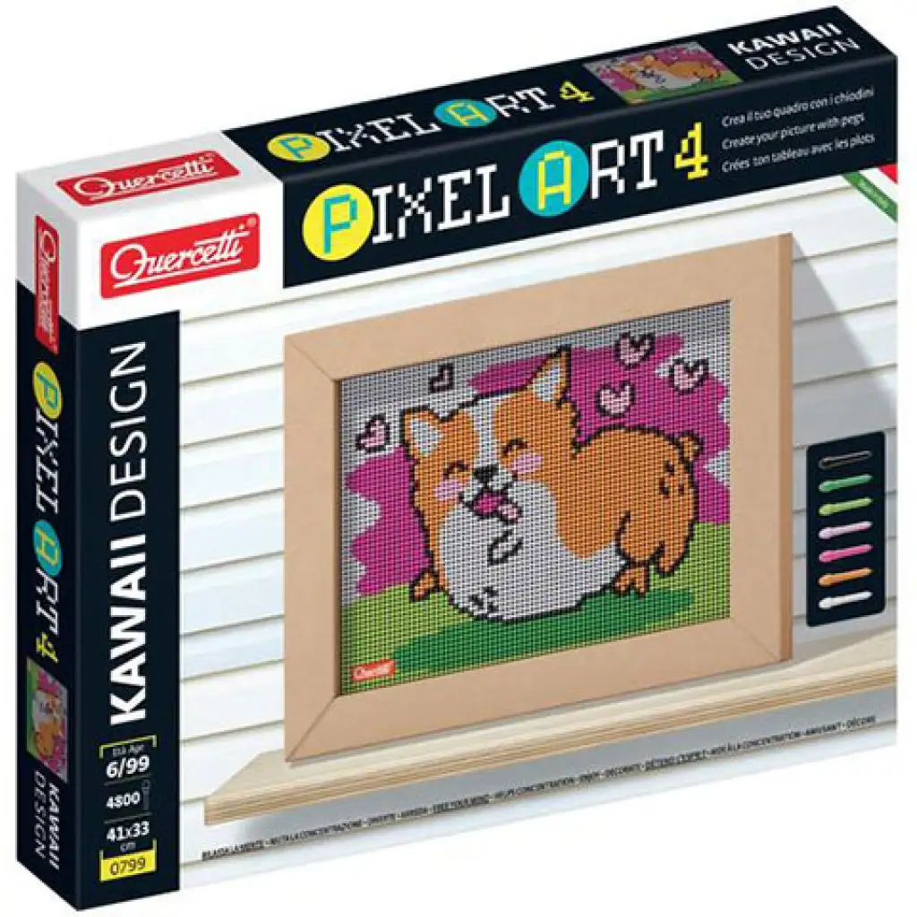 Quercetti: Pixel Art 4 Kawaii Corgi точки изображение 1