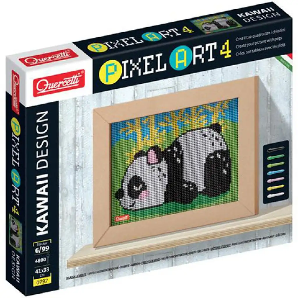 Quercetti: Pixel Art 4 Kawaii Panda точка изображение 1