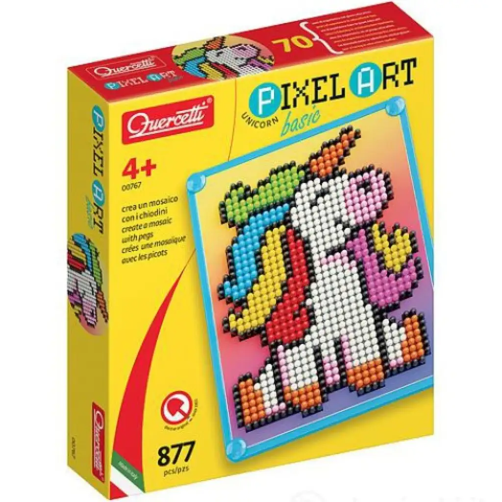 Quercetti: Pixel Art Еднорог изображение 1