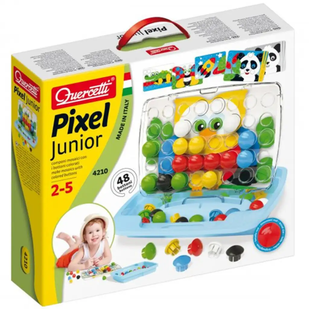 Quercetti: Pixel Junior бебешки гигантски точки изображение 1