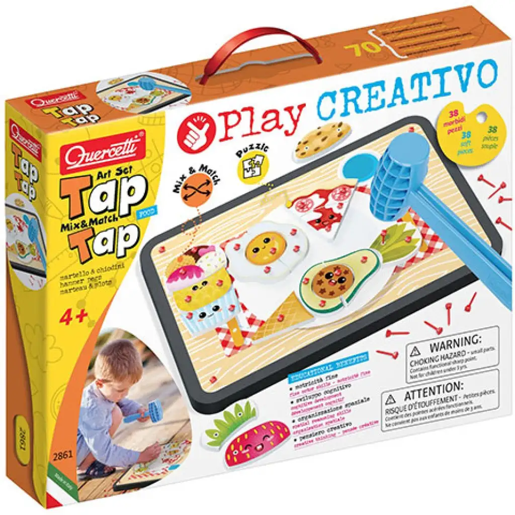 Quercetti: Play Creativo Tap Tap храни креативна игра изображение 1