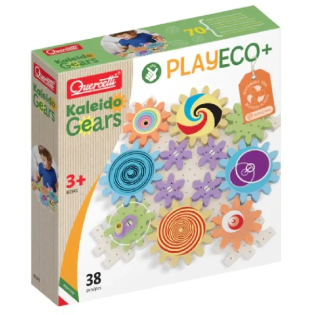 Quercetti: Play Eco Kaleido зъбни колела комплект 38бр. изображение 1
