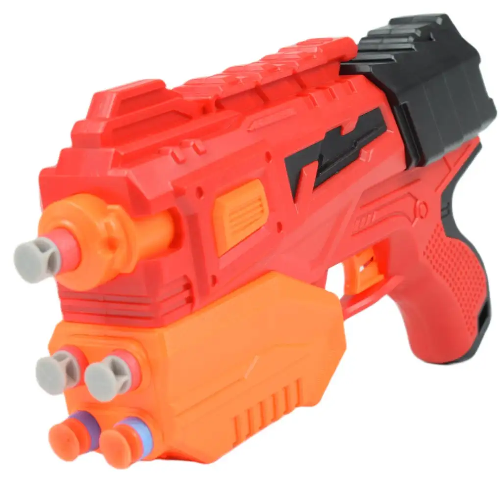 Raid Launcher: Ръчно оръжие за стрелба с гъби с мишена и патрони 26см изображение 3