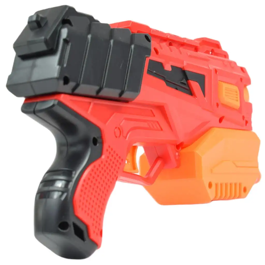 Raid Launcher: Ръчно оръжие за стрелба с гъби с мишена и патрони 26см изображение 5