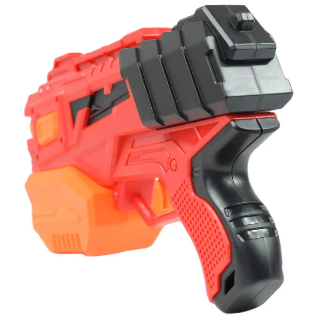 Raid Launcher: Ръчно оръжие за стрелба с гъби с мишена и патрони 26см изображение 6