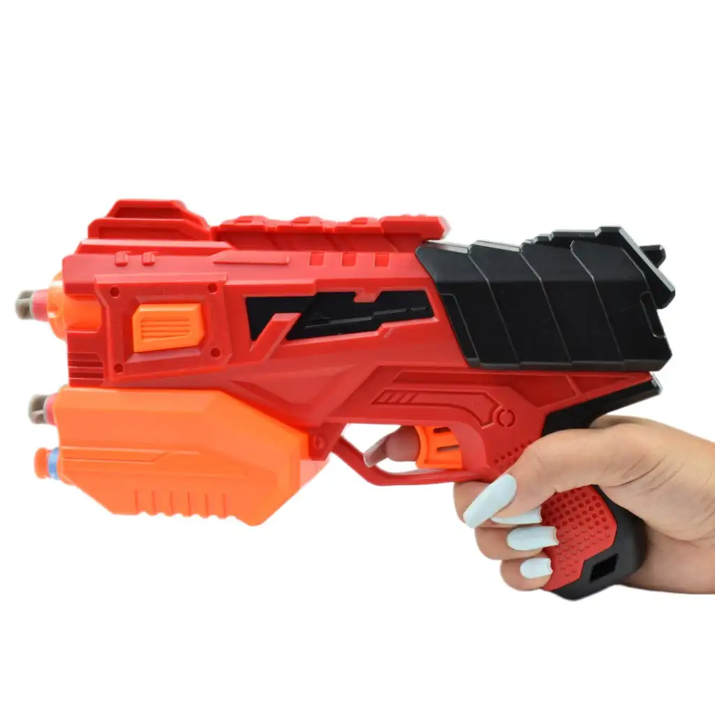 Raid Launcher: Ръчно оръжие за стрелба с гъби с мишена и патрони 26см изображение 7